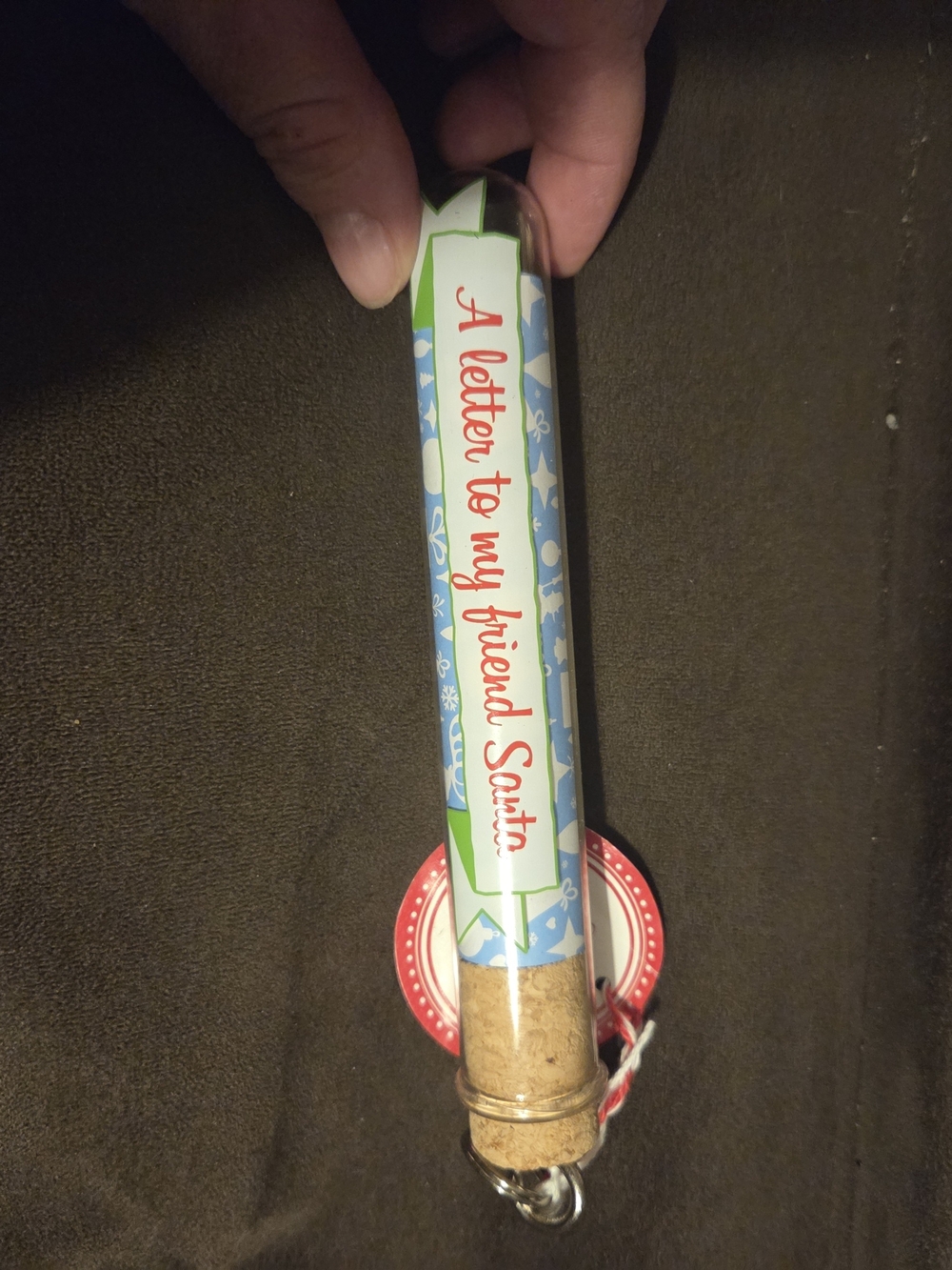 'A Letter to My Friend Santa' Keepsake Ornament NWT